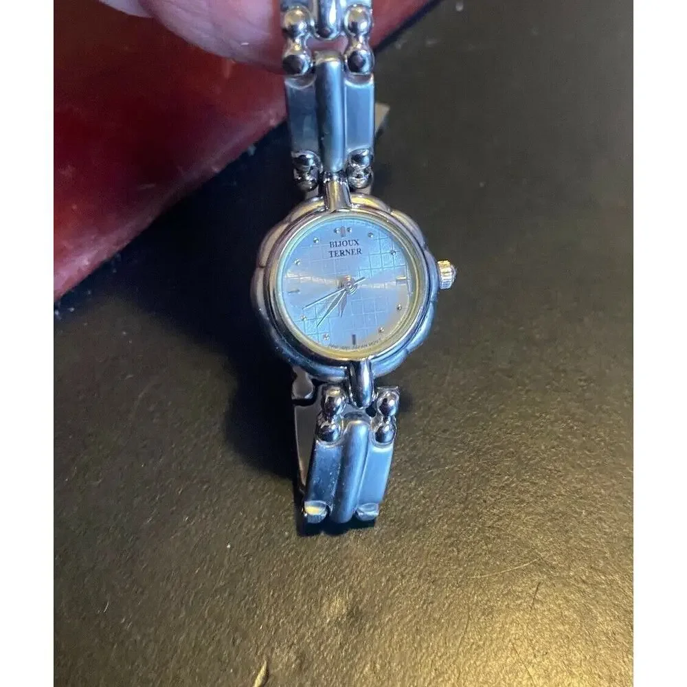 Women's 20mm Bijoux Terner Watch, Brushed Metal Tone